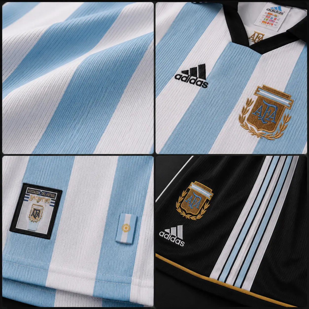 Kit Enfant Argentine Domicile Rétro 1998