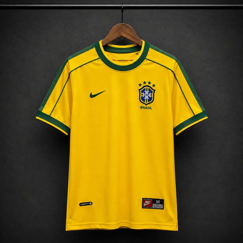 Brazil 1998 Home Retro Jersey, Brazilian National Team - Horiginex