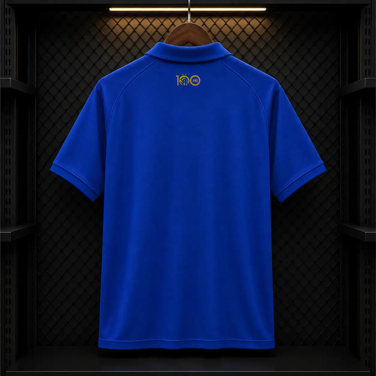 Camisola França 100 Anos FFF Edição Centenária Azul Royal Gola Polo