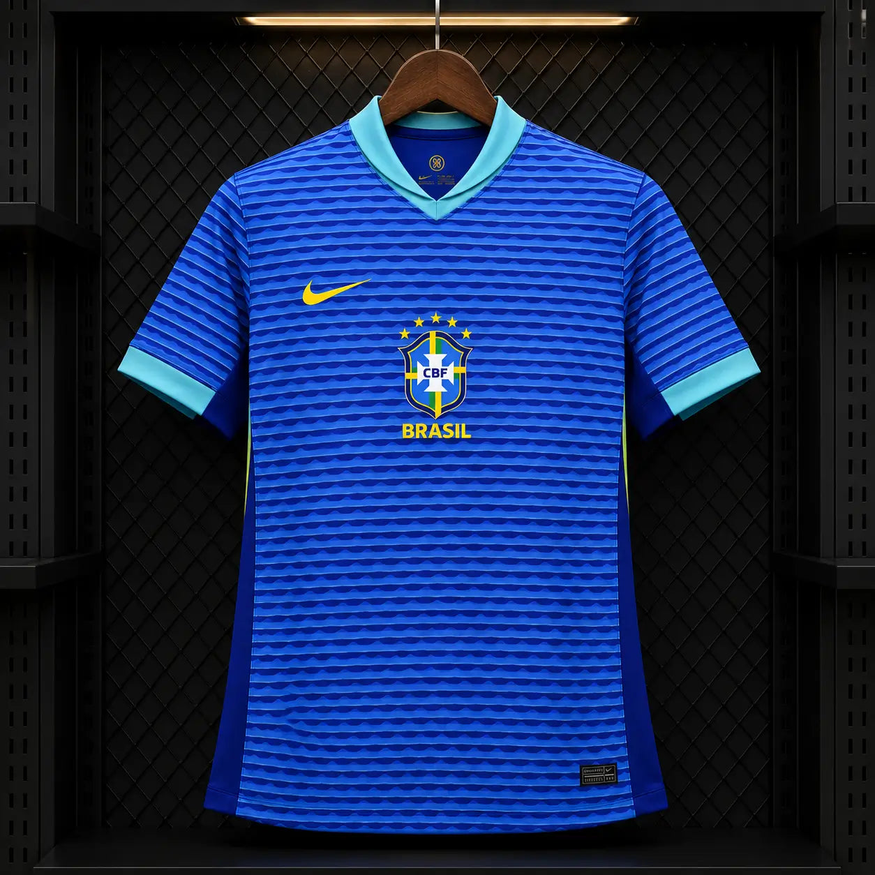 Camisola Brasil Azul Away 2024/25