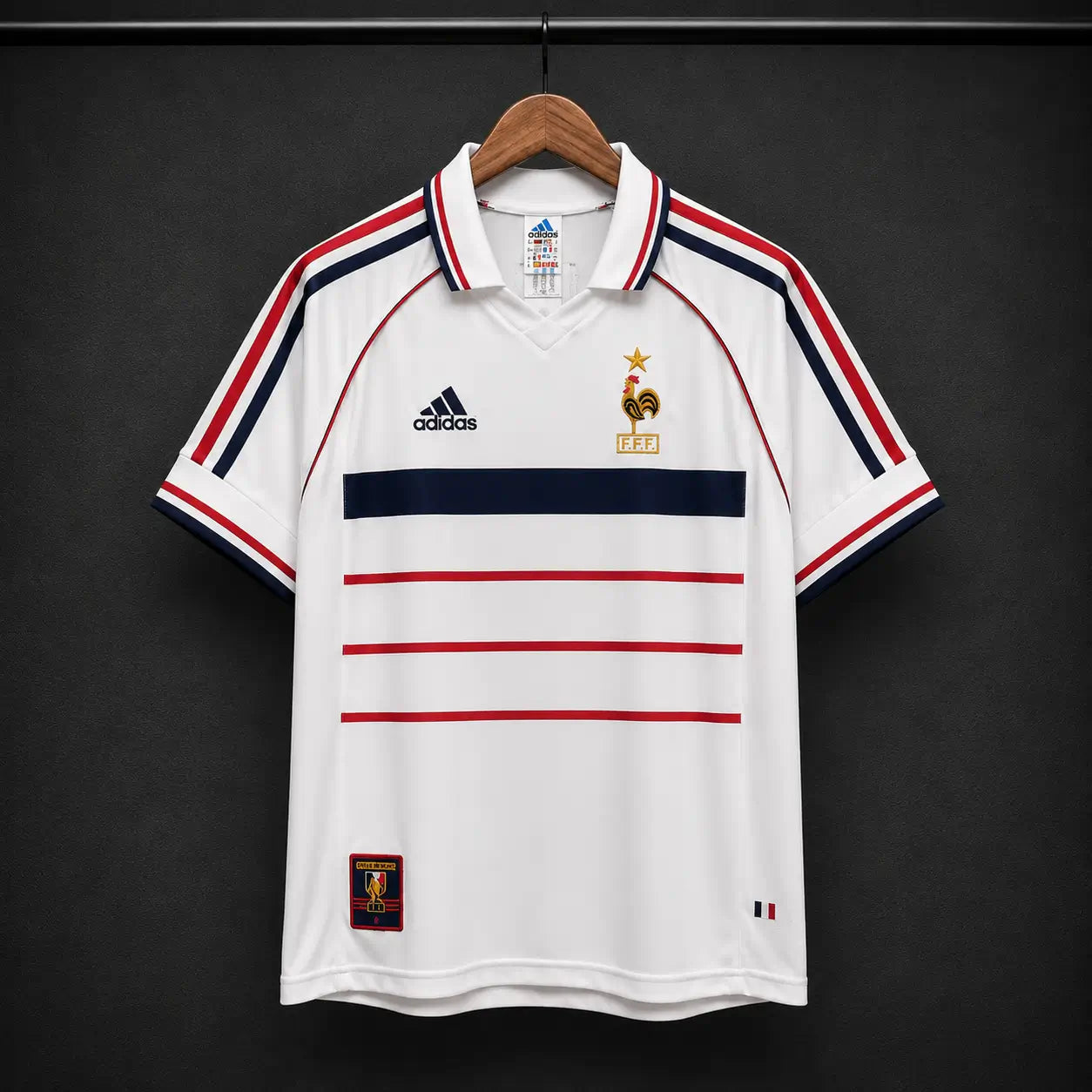 Camisola Retrô França 1998 – Away
