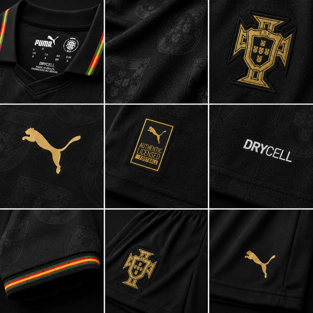 Kit Infantil Portugal Edição Especial Preta 2026/27