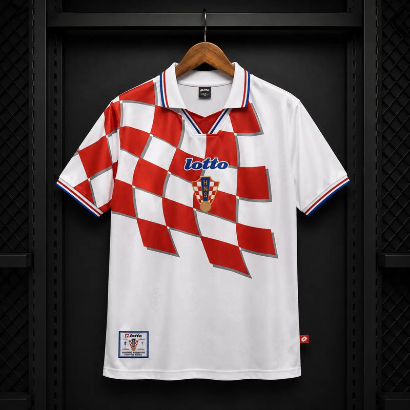 Camisola Croácia Home Retro 1998