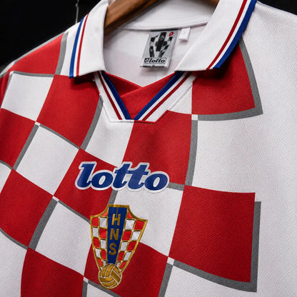 Camisola Croácia Home Retro 1998