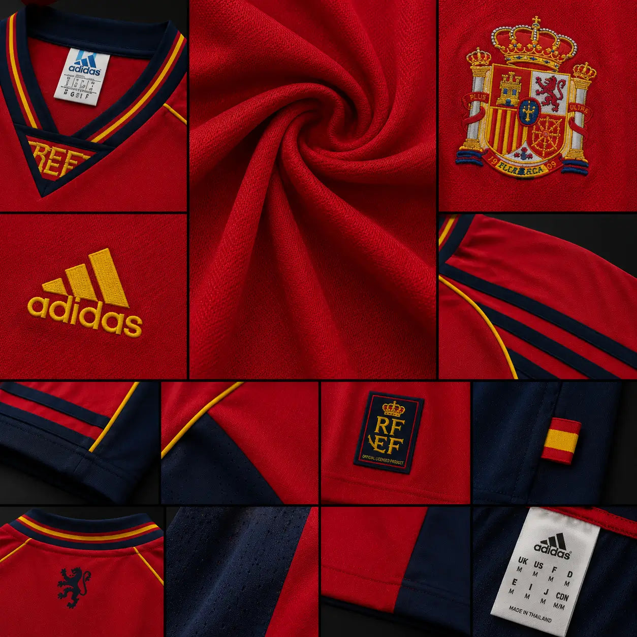 Camisola Espanha Home Retro 1998/99
