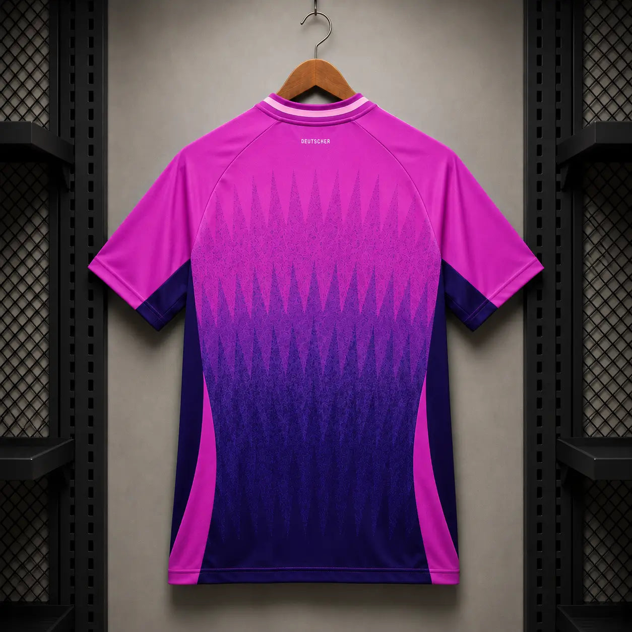 Camisola Alemanha 2024 Alternativa Rosa Magenta Roxo Degrâde Jacquard DFB Adidas AEROREADY Euro 2024 Edição Adepto