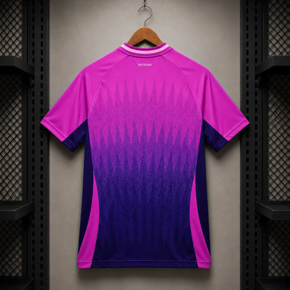 Camisola Alemanha 2024 Alternativa Rosa Magenta Roxo Degrâde Jacquard DFB Adidas AEROREADY Euro 2024 Edição Adepto