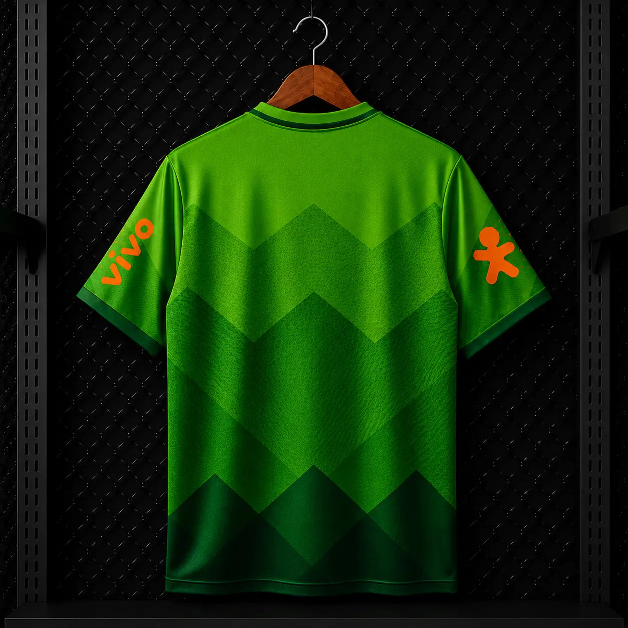 Camisola Treino Brasil 2020 Verde Floresta Chevrons Jacquard CBF Nike DRI-FIT Guaraná Antarctica Itaú Vivo Canarinho Pistola