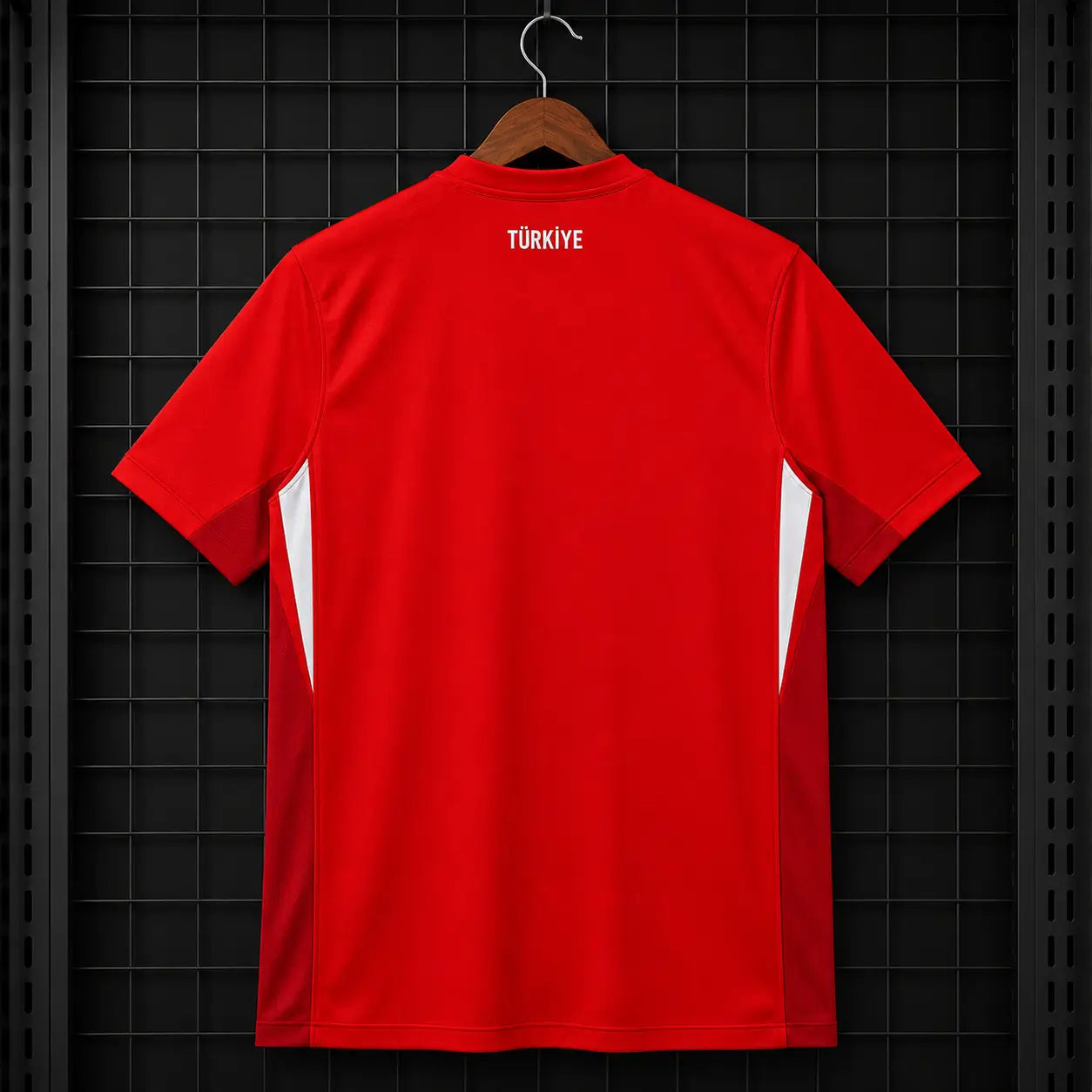 Maillot Turquie Domicile 2024 Rouge Panneaux Blancs Croissant de Lune Nike DRI-FIT Euro 2024 Édition Fan