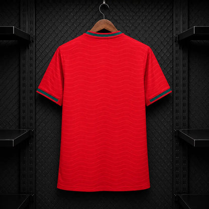 Camisola Portugal 2026 Principal Vermelha Ondas Jacquard ULTRAWEAVE FPF Puma Copa Mundo 2026 Player Version