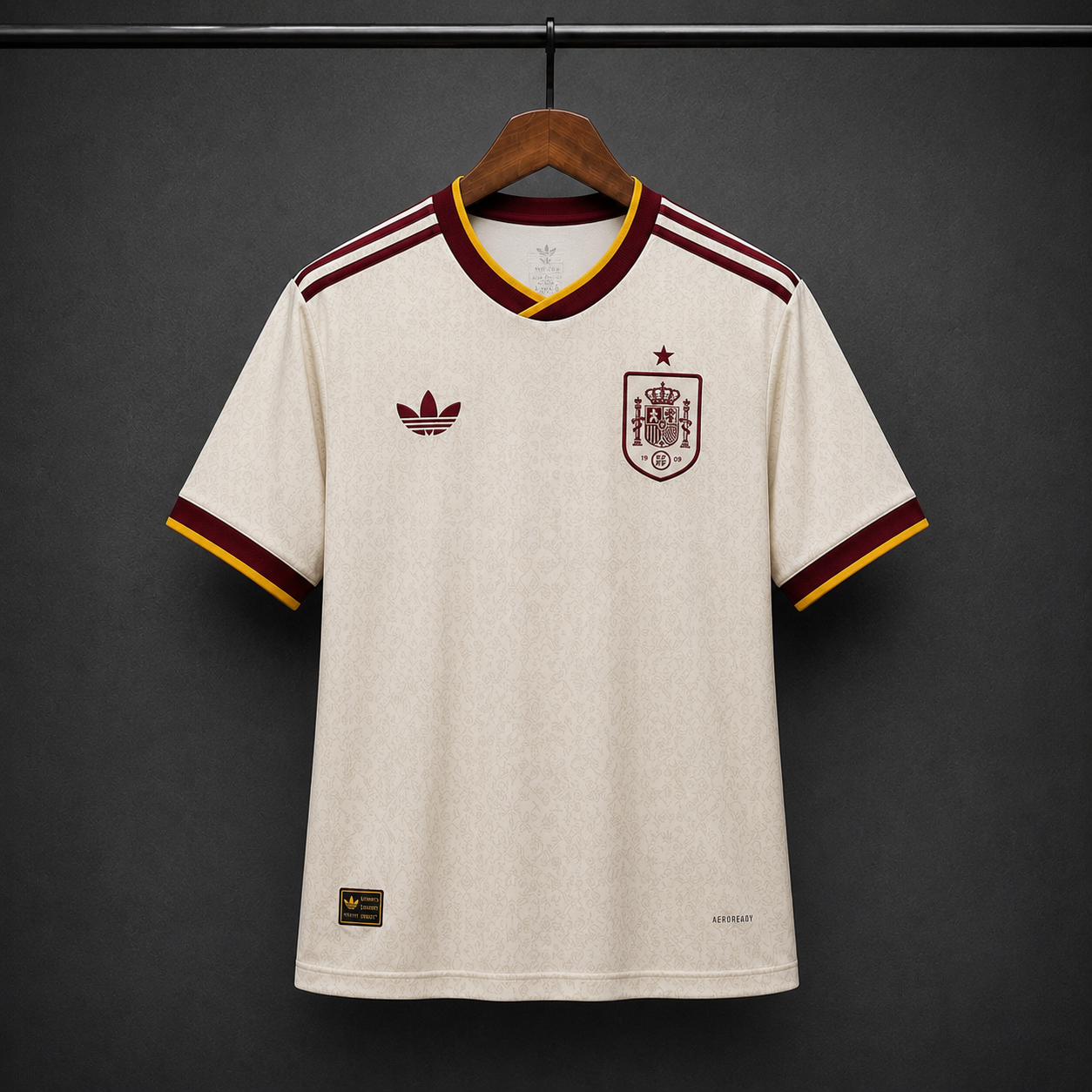 Camisola Espanha Branca 2026 – Seleção Espanhola