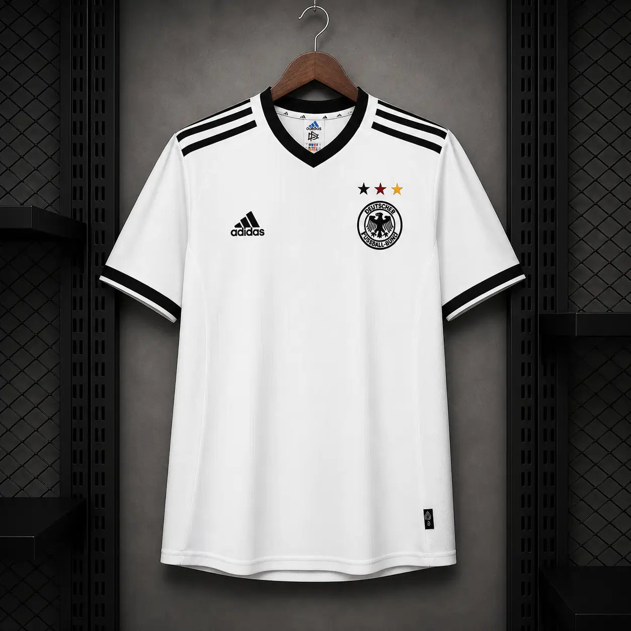 Camisola Alemanha Retrô Branca Clássica Edição Adepto S Camisola comprar online
