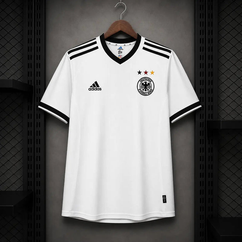Camisola Alemanha Retrô Branca Clássica Edição Adepto S Camisola comprar online