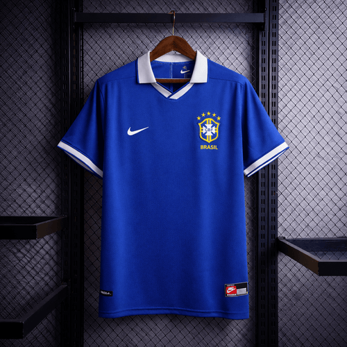 Camisola Brasil Azul – Equipamento Alternativo da Seleção Brasileira S Camisola de Futebol comprar online