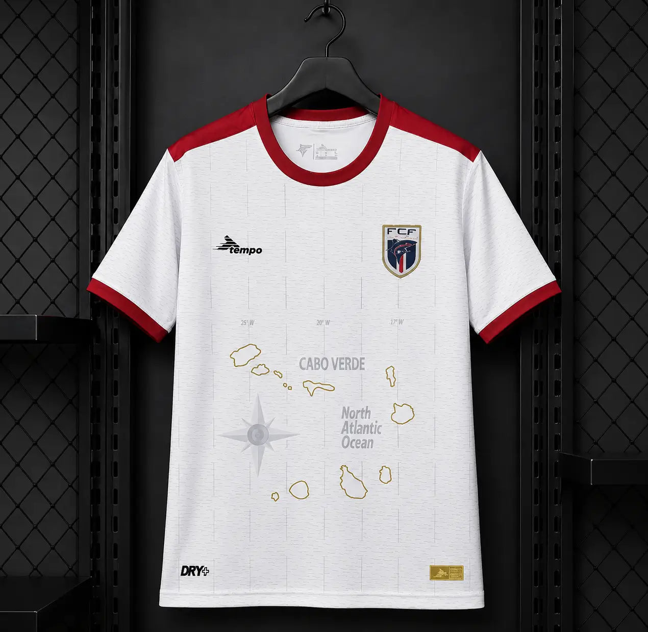 Camisola Cabo Verde 25 - 26 Alternativa Branca Mapa Arquipélago Edição Adepto S Camisola comprar online