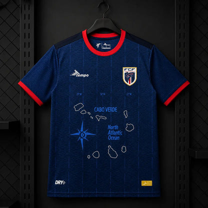 Camisola Cabo Verde 25 - 26 Principal Azul Marinho Mapa Arquipélago Edição Adepto S Camisola comprar online
