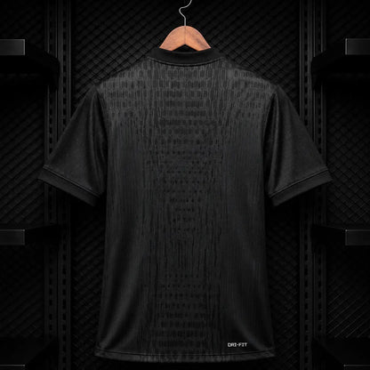 Camisola Guarda - Redes Holanda 25 - 26 Preta Jacquard Óvalos Riscas Prateadas KNVB Nike Dri - FIT Edição Jogador S Camisola comprar online