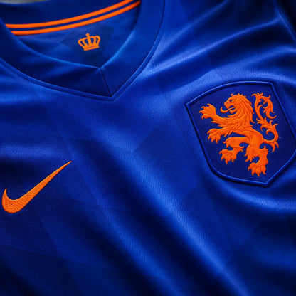 Camisola Holanda 2014 Retro Alternativa Azul Royal Leão KNVB Laranja Nike Dri - FIT Edição Clássica S Camisola comprar online