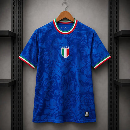 Camisola Itália 2024 Principal Azul Jacquard Edição Adepto S Camisola comprar online