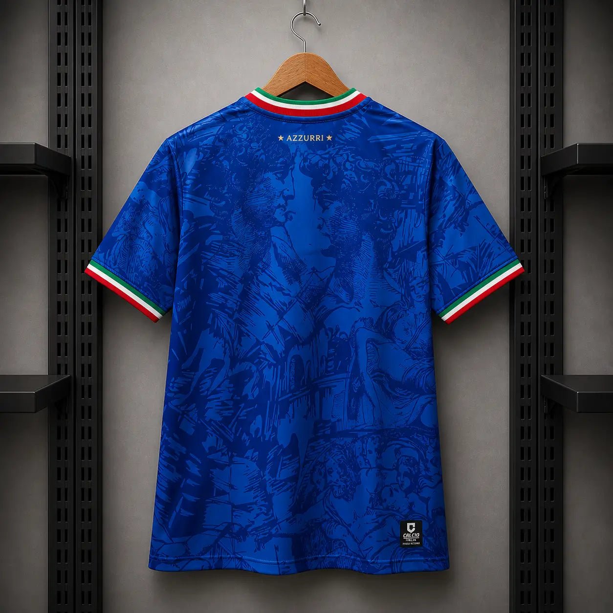 Camisola Itália 2024 Principal Azul Jacquard Edição Adepto S Camisola comprar online