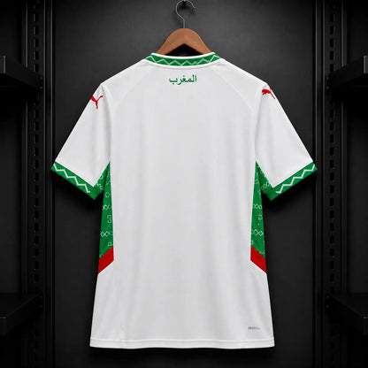 Camisola Marrocos 2025 Alternativa Branca Painéis Verdes Zellige Berbere FRMF Puma DRYCELL Edição Adepto S Camisola comprar online