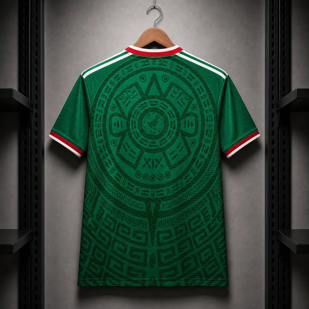 Camisola México 2026 Principal Verde Calendário Asteca S Camisola comprar online