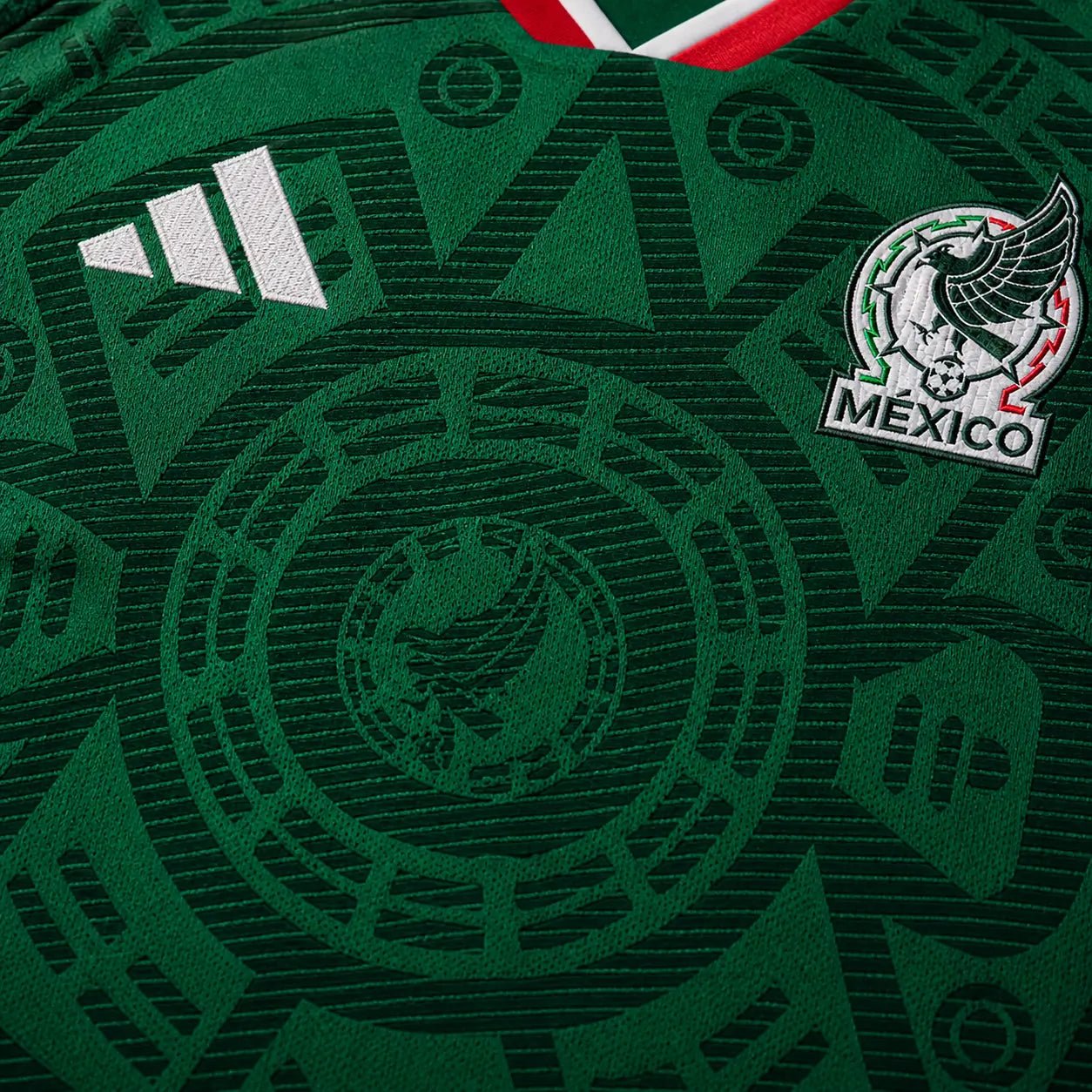Camisola México 2026 Principal Verde Calendário Asteca S Camisola comprar online