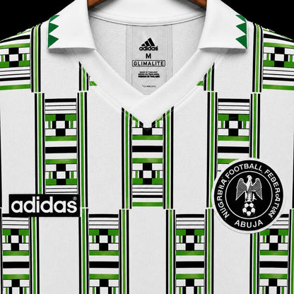 Camisola Nigéria 1994 Retro Alternativa Branca Kente Africano Adidas GLIMALITE Edição Clássica S Camisola comprar online