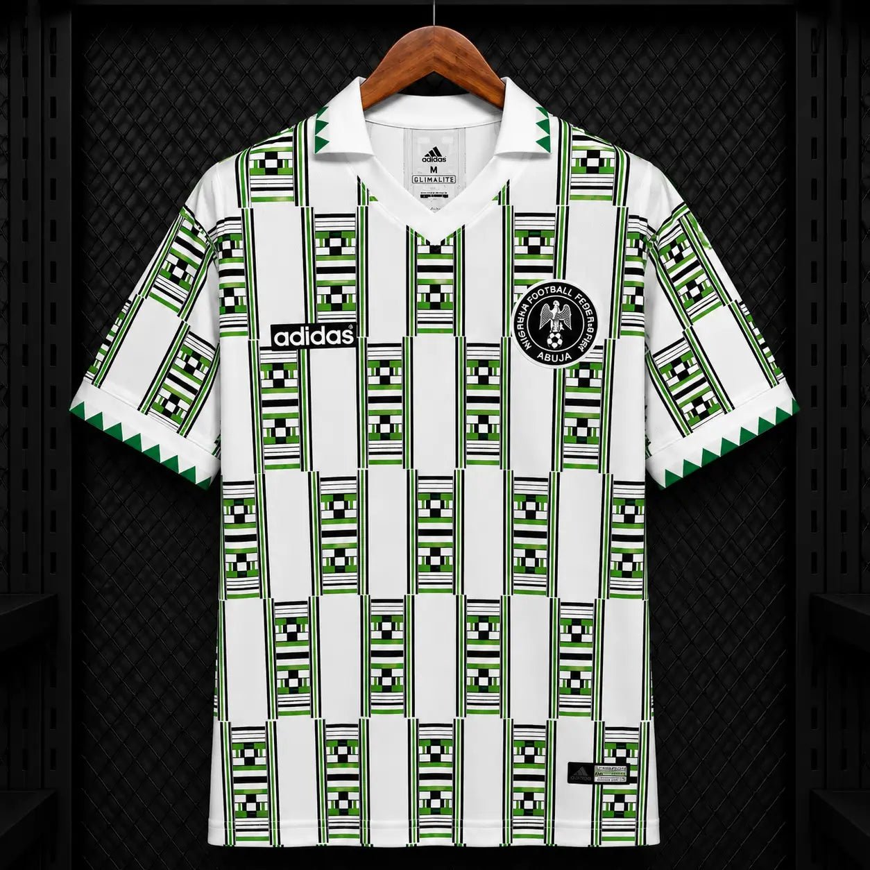 Camisola Nigéria 1994 Retro Alternativa Branca Kente Africano Adidas GLIMALITE Edição Clássica S Camisola comprar online