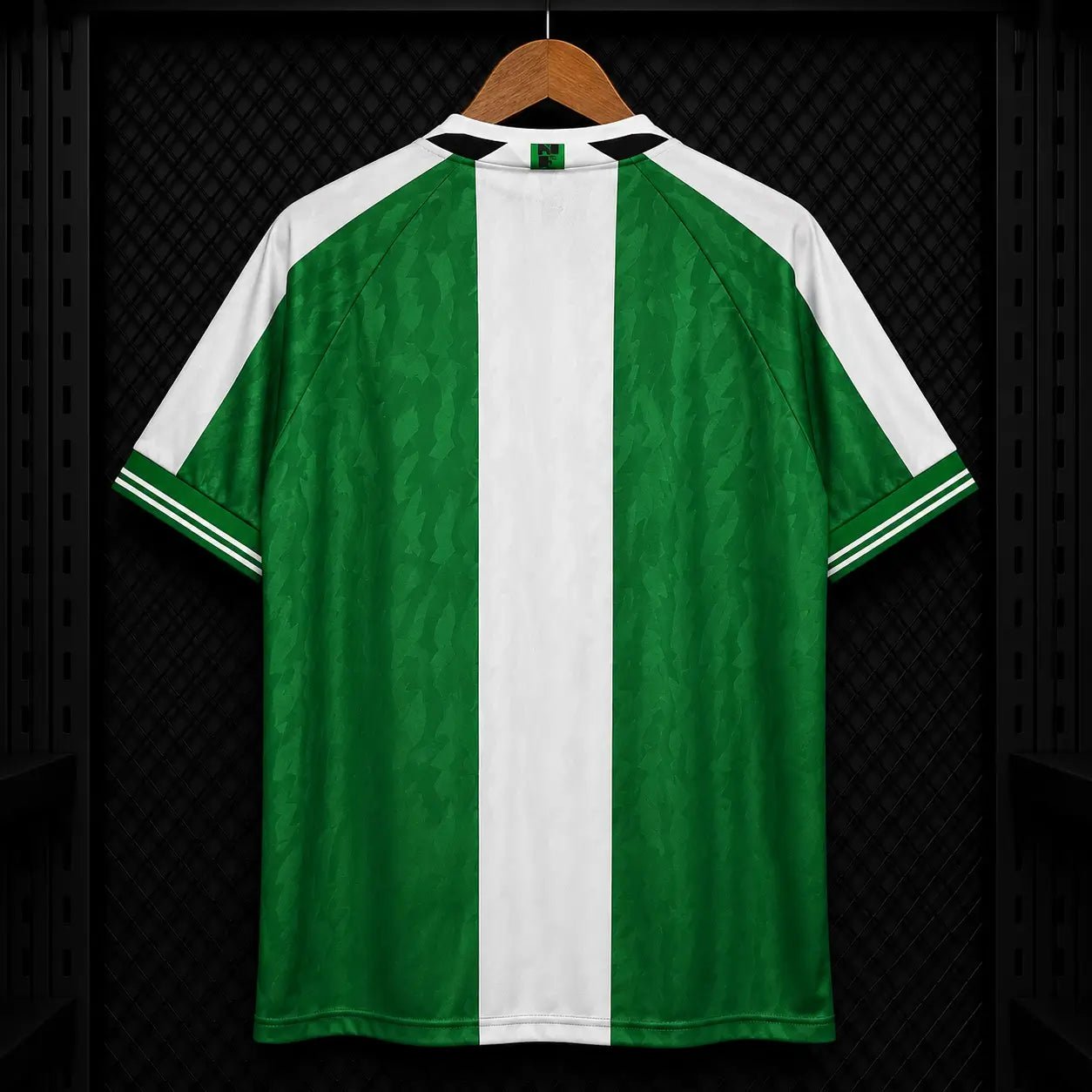 Camisola Nigéria 1996 Retro Principal Verde Branca Losangos Jacquard Nike Edição Clássica Atlanta S Camisola comprar online