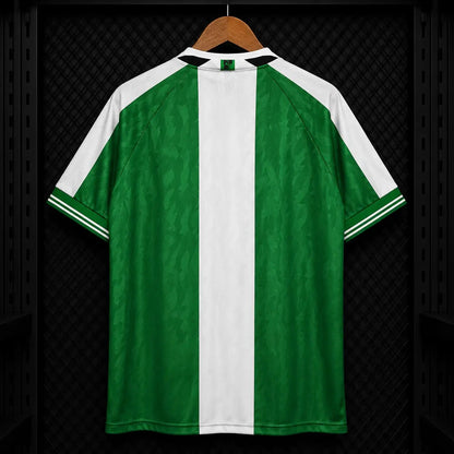 Camisola Nigéria 1996 Retro Principal Verde Branca Losangos Jacquard Nike Edição Clássica Atlanta S Camisola comprar online