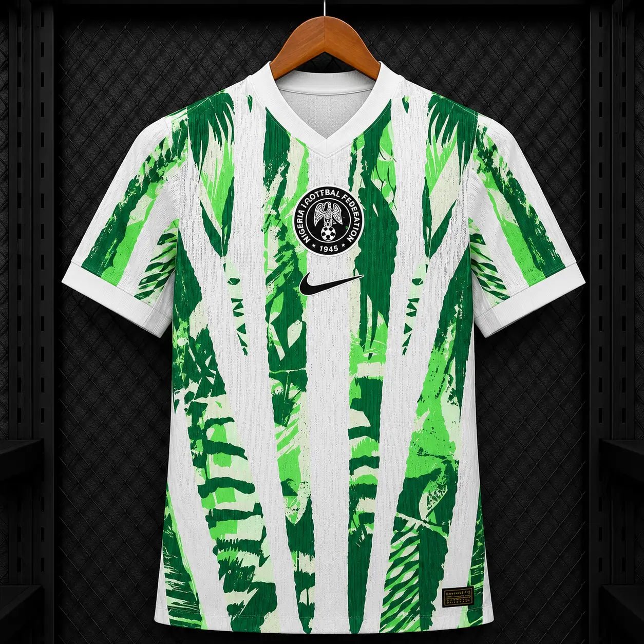 Camisola Nigéria 25 - 26 Principal Branca Pinceladas Verde Floresta Nike Dri - FIT Edição Jogador S Camisola comprar online