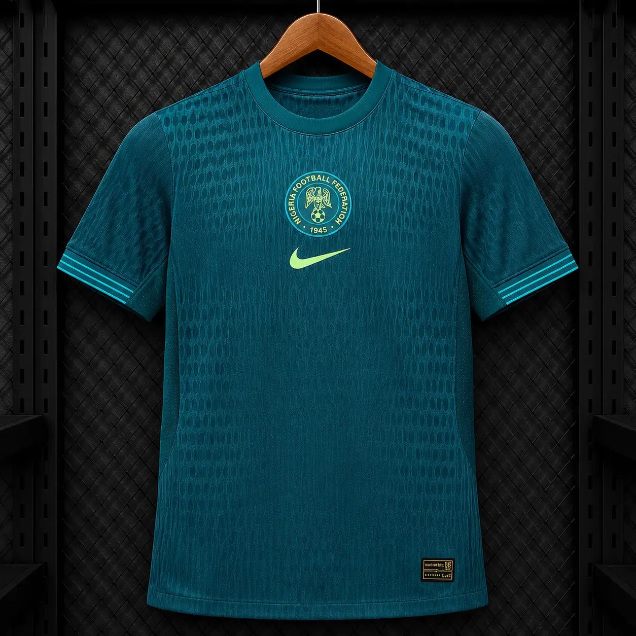 Camisola Nigéria 25 - 26 Verde Petróleo Escamas Jacquard Nike Dri - FIT Edição Jogador S Camisola comprar online