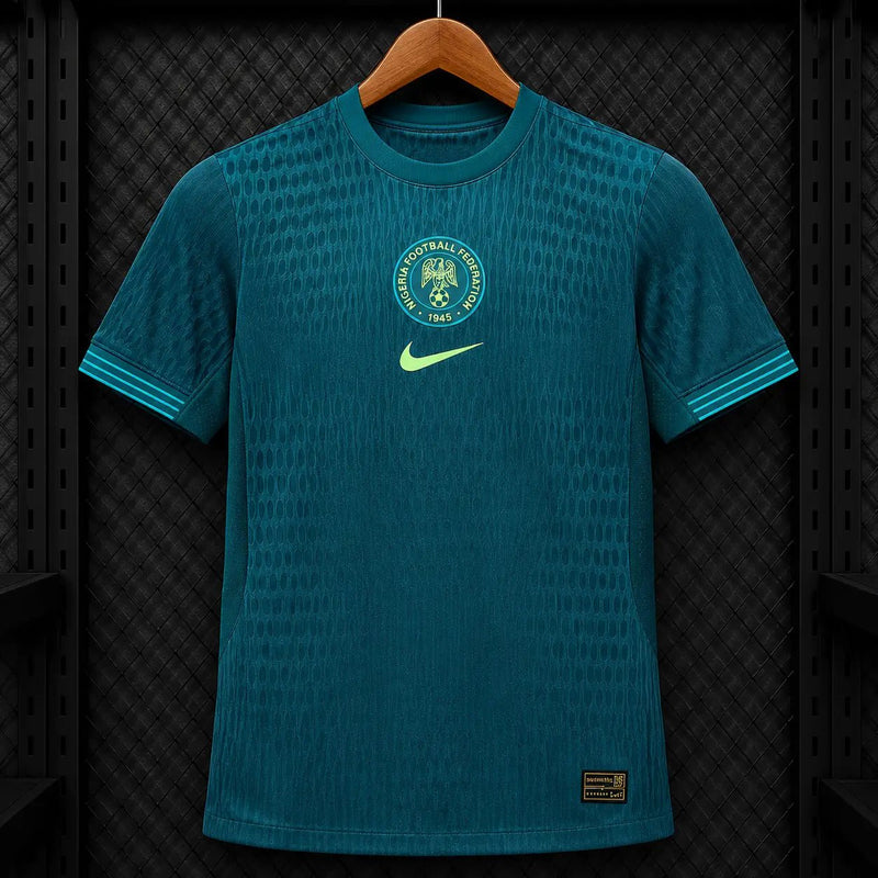 Camisola Nigéria 25 - 26 Verde Petróleo Escamas Jacquard Nike Dri - FIT Edição Jogador S Camisola comprar online