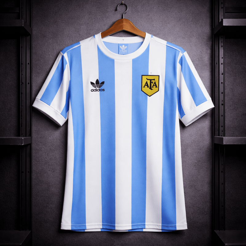 Camisola Retro Argentina 1978 Home – Equipamento Clássico da Seleção Argentina S Camisola de Futebol comprar online