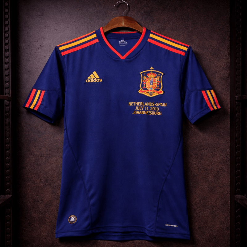 Camisola Retro Espanha 2010 – Equipamento Clássico da Seleção Espanhola S Jersey comprar online