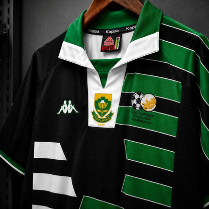 Camisola Rugby África do Sul 1995 Retro Alternativa Preta Riscas Verdes Brancas Kappa Springboks Copa Mundo S Camisola de Rugby comprar online