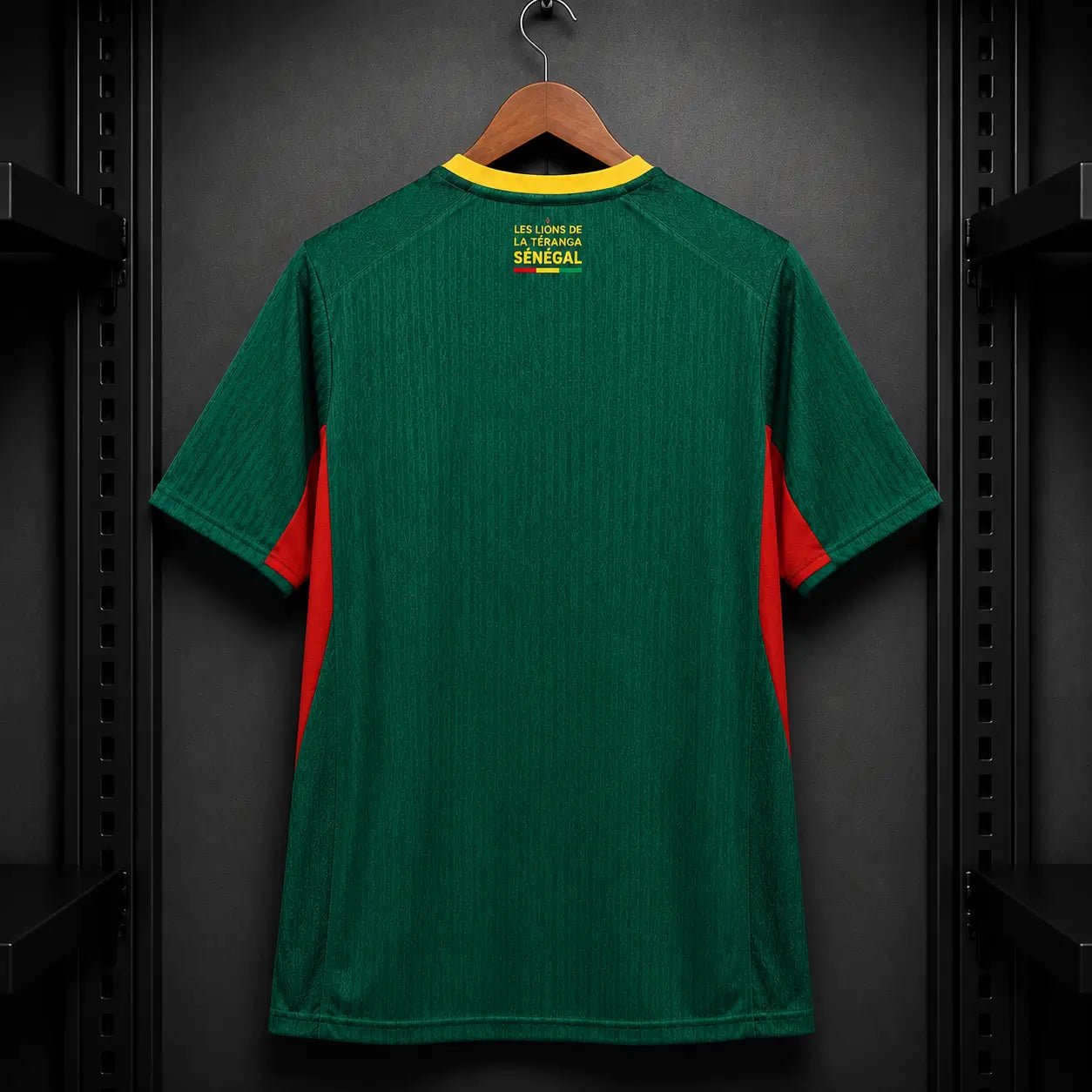 Camisola Senegal 2026 Alternativa Verde Floresta Jacquard Leões Gola Amarela Painéis Vermelhos Puma DRYCELL Edição Jogador S Camisola comprar online