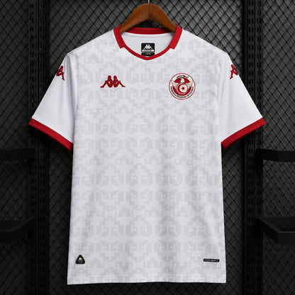 Camisola Tunísia 2026 Alternativa Branca Arabescos Jacquard KOMBAT Edição Adepto S Camisola comprar online
