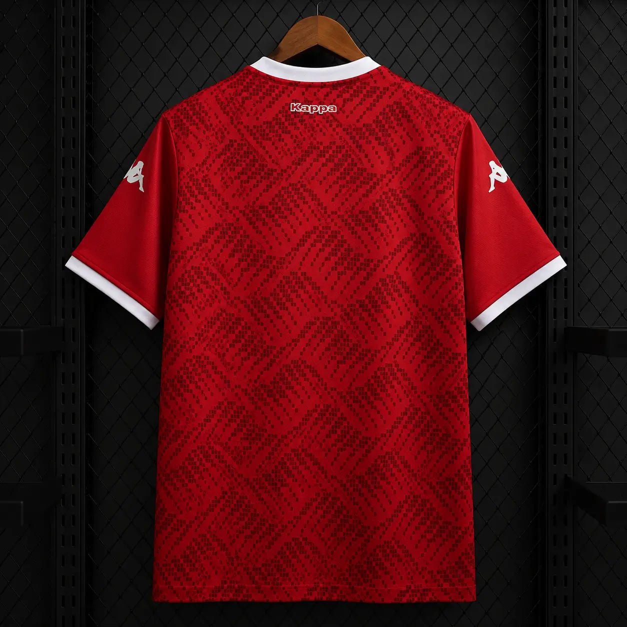 Camisola Tunísia 2026 Principal Vermelha Losangos Jacquard KOMBAT Edição Adepto S Camisola comprar online