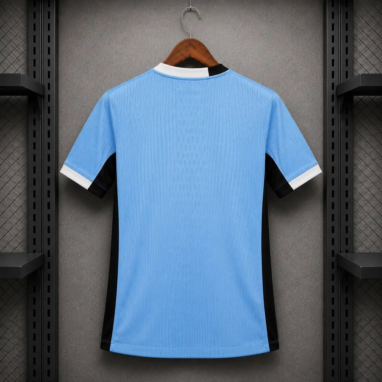 Camisola Uruguai 2025 Principal Azul Celeste Jacquard Painéis Pretos Nike Dri - FIT Edição Jogador S Camisola comprar online