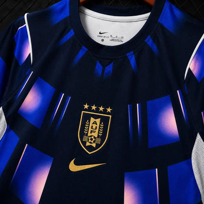 Camisola Uruguai 26 - 27 Azul Marinho Painéis Holográficos Geométricos Nike Dri - FIT Edição Adepto S Camisola comprar online