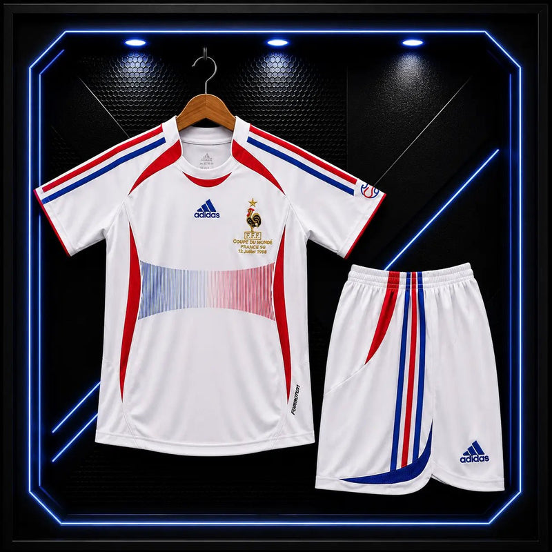 Kit Infantil França Away Retro 2006 16 Camisola de Futebol comprar online