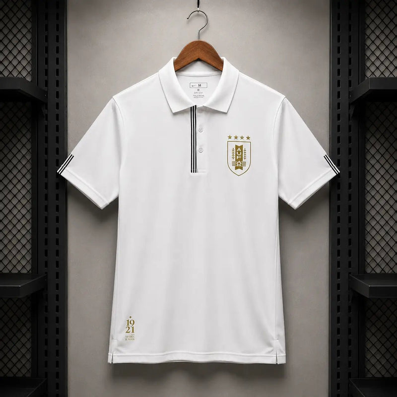 Polo Uruguai Edição Especial Branca Centenário AUF 1921 100 Anos de Paixão Nike Dri - FIT S Polo comprar online